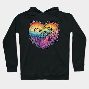 Rainbow Heart Hoodie